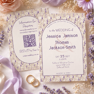 Convite de Casamento Romântico Boho Daisy