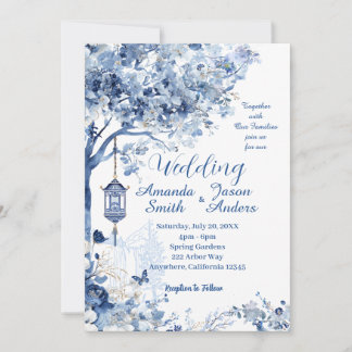 Convite de Casamento Romântico e Sofisticado com I