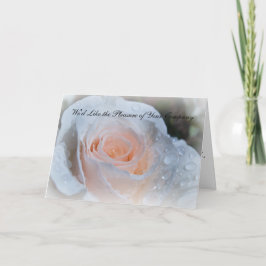 Convite de Casamento Rosa Branca