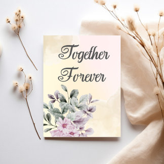 Convite de Casamento Rosa e Amarelo Claro Juntos P