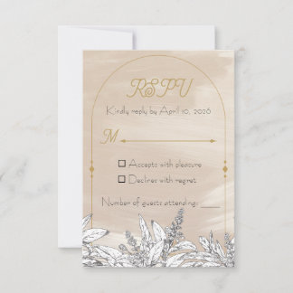 Convite de Casamento Rosa Pastel