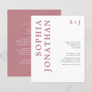 Convite de Casamento Rosa Po dusty Orçamento Tudo 