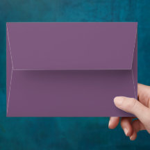 Convite de Casamento Roxo Mínimo Silenciado Corres