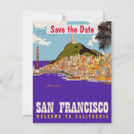 Convite de Casamento Roxo Ponte de São Francisco