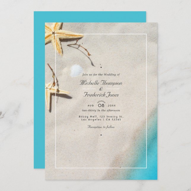 Convite de Casamento RSVP de Código QR da Summer B (Frente/Verso)