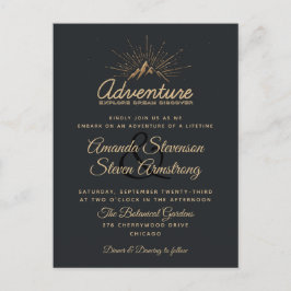 Convite de casamento Russo de Aventura de Montanha