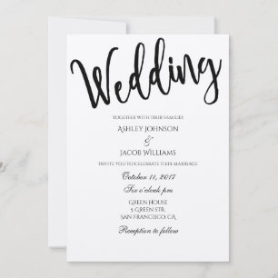 Convite de casamento russo. Tipografia convidando