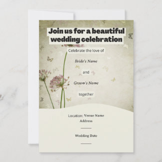 Convite de Casamento Rústico – Detalhes Personaliz