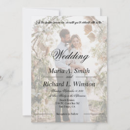 Convite de casamento, salvar data, recepção