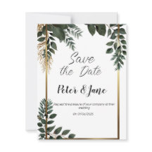Convite de casamento salvo +100 datas