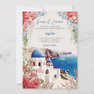 Convite de casamento Santorini Destino de Casament