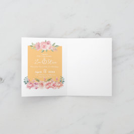 Convite de casamento Save the Date com dois anéis