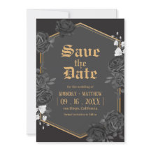 Convite de casamento Save The Date rosa de damasco