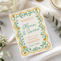 Convite de casamento selvagem Jardim Rústico