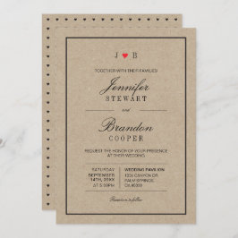 Convite De Casamento Simples Da Tipografia Chic Kr