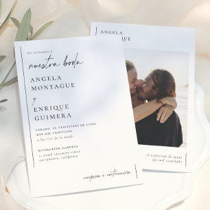 Convite de Casamento Simples e Moderno