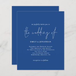 Convite de Casamento Simples Orçamento Código QR A