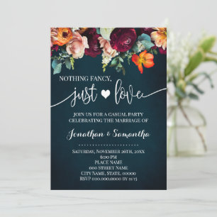 Convite de Casamento Simplesmente Amor Elopement