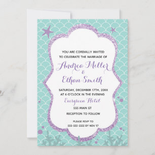 Convite De Casamento Sob A Praia Do Mar