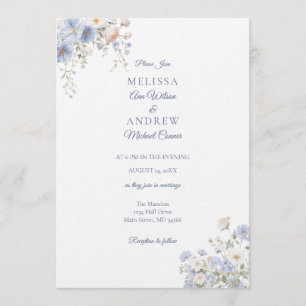 Convite de Casamento Something Blue Suite