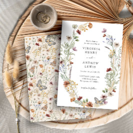 Convite de Casamento Tan Boho
