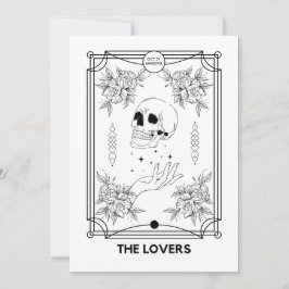 Convite de Casamento Tarot dos Amantes