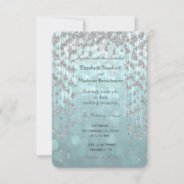 Convite De Casamento | Teal Crystal Palace