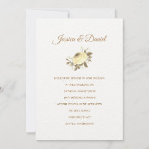 Convite de Casamento Templo