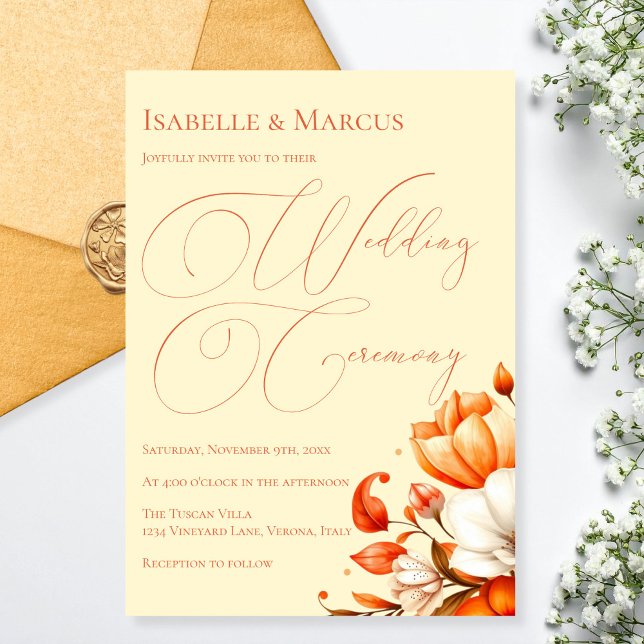 Convite de Casamento Tons Suaves do Pôr do Sol (Soft Sunset Hues Wedding Invitation)