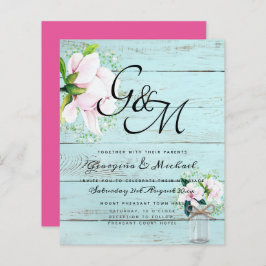 CONVITE DE CASAMENTO Tóquio da Magnolia Rosa do BU