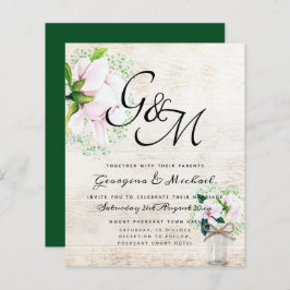 CONVITE DE CASAMENTO Tóquio da Magnolia Rosa do BU