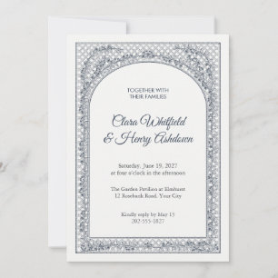 Convite de Casamento Treillage Gloriette