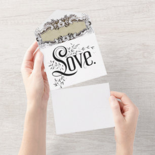 Convite de Casamento Tudo em Um