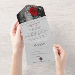 Convite de Casamento Tudo em Um