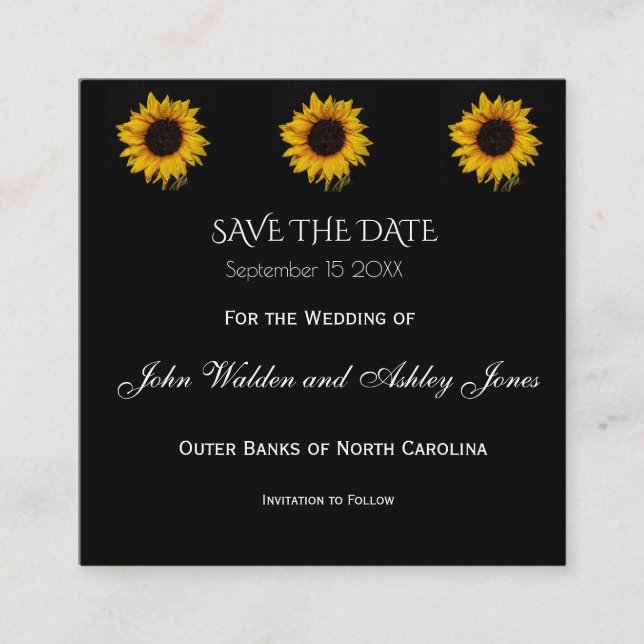 Convite de Casamento Tudo em Um Gotículas de Giras (Frente)