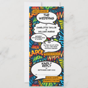 Convite de Casamento Tudo em Um Revista em Quadrin