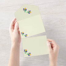 Convite de Casamento Tudo em UmTulipas