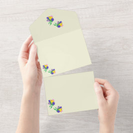 Convite de Casamento Tudo em UmTulipas