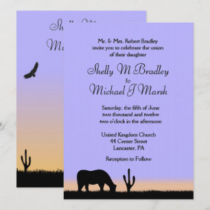 Convite de Casamento Twilight West