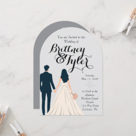 Convite de Casamento Until Forever-Brittney
