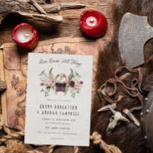 Convite de Casamento Viking Elegante