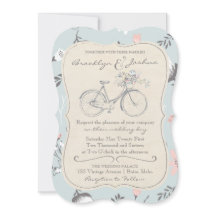 CONVITE DE CASAMENTO | Vintage Bicycle Love Weddin
