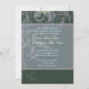 Convite de Casamento Vitória Azul