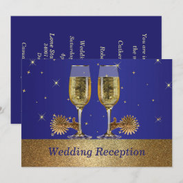 Convite de Casamento Western Cowboy Cowgirl Recepç