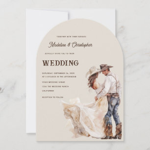 Convite de Casamento Western Ranch