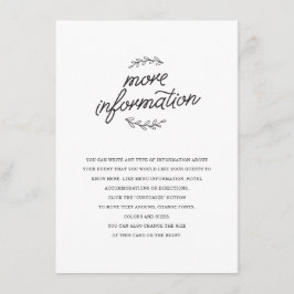 Convite de Casamento Wildflower