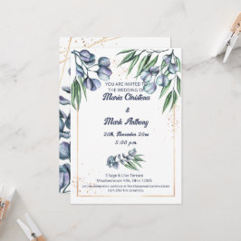 Convite de Casamento Wildflower Harmony