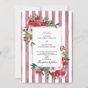 Convite de Casamento Zephyr Rosa