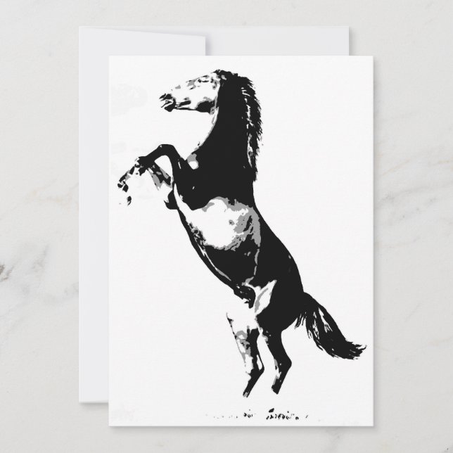 Convite de Cavalo em Pé (Frente)