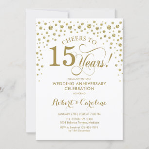 Convite de Celebração de 15 Anos de Aniversário Do